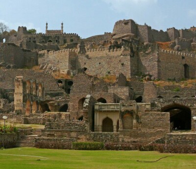 Golconda Fort in Hyderabad, India